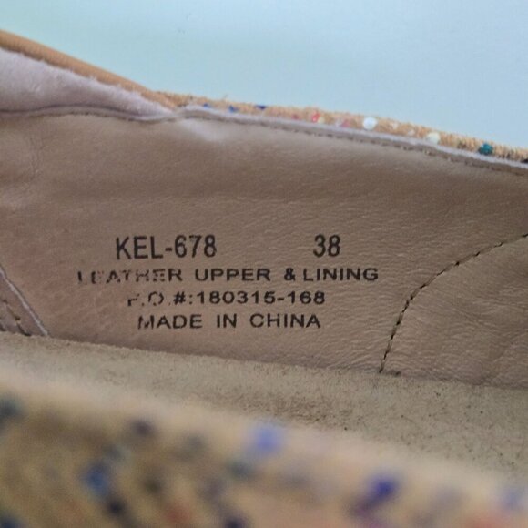 Alegria Keli Ric Rack Tan Professional Clogs Shoes Size 8-8.5 - Picture 8 of 11